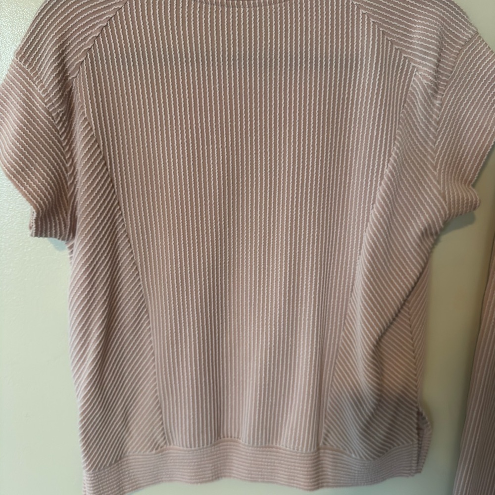 Blush Ribbed Lounge Set - Picture 9 of 9